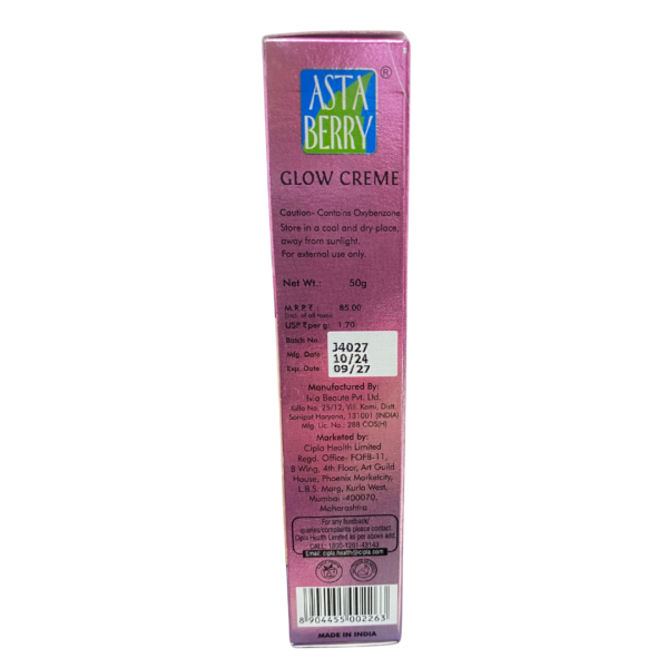 Asta Berry Glow Cream Skin Brightening (50 g) - Image 3