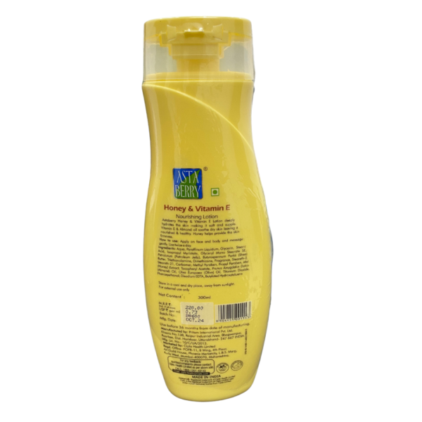 Asta Berry Honey & vitamin E lotion (300 ml) - Image 2