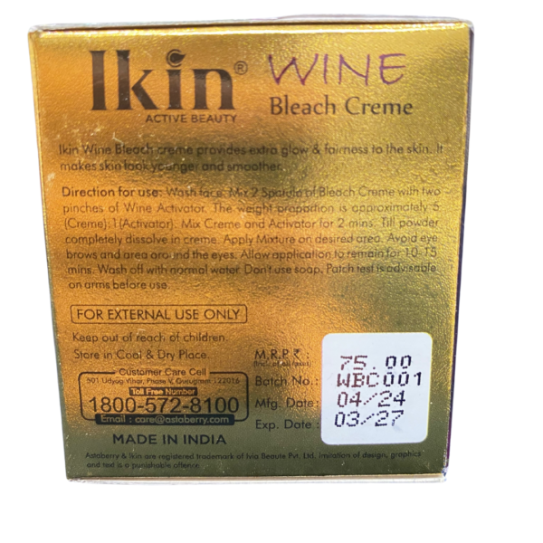 Asta Berry Ikin Active Beauty Wine Bleach cream (42.5 g) - Image 2