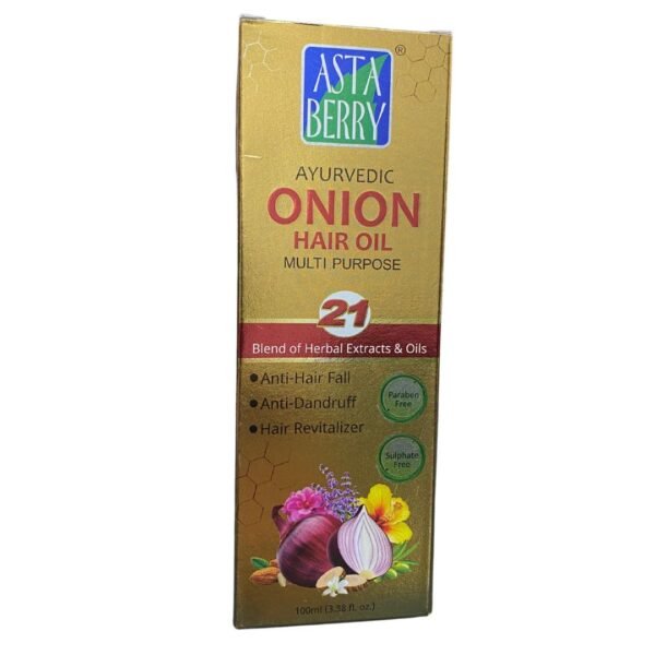 Asta Berry Onion Hair Oil (100 ml) - Image 3