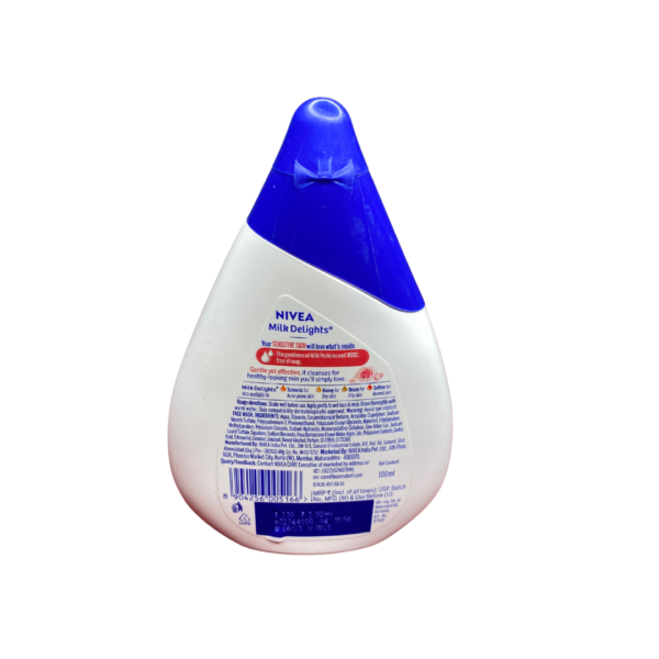Nivea Milk Delight Face Wash Rose (100 ml) - Image 2