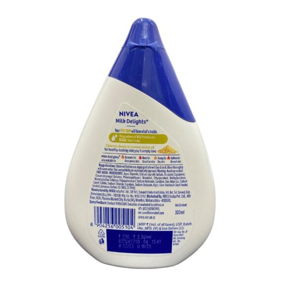 Nivea Milk Delights Face wash Besan (100 ml) - Image 2