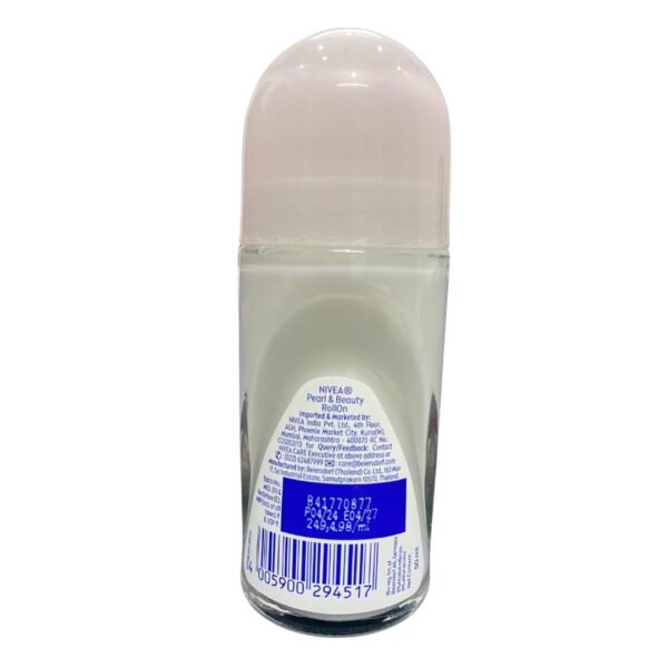 Nivea Pearl & Beauty Roll on Deodorant (50 ml) - Image 3