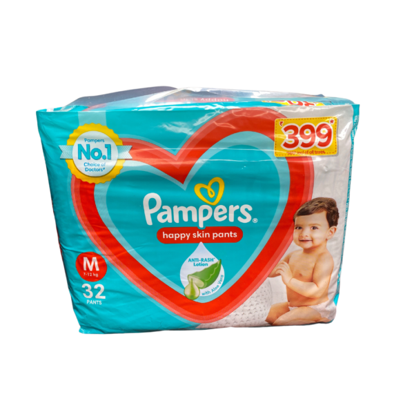 Pampers Happy Skin Pants (32 Pants)