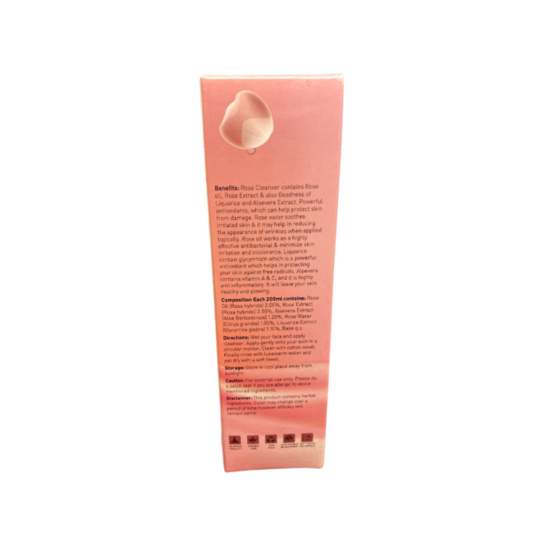 Fashion Colour Rose Cleansing Milk (200 ml) - Image 2