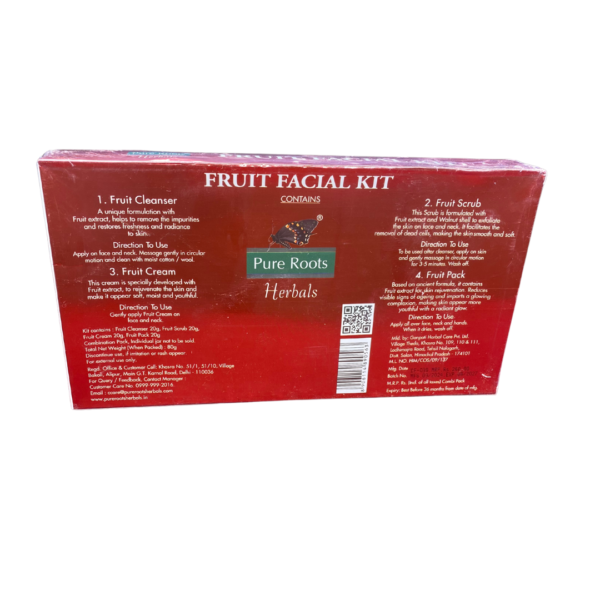 Pure Roots Fruit Facial Kit (80 g) - Image 2