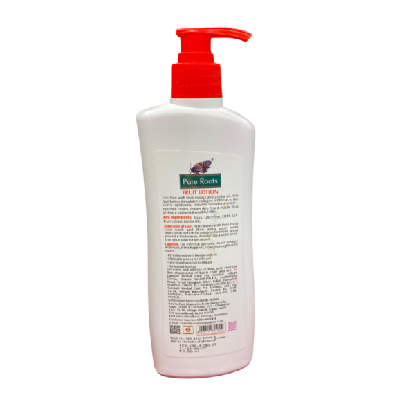 Pure Roots Fruit Lotion Jojoba Oil (400 ml) - Image 2