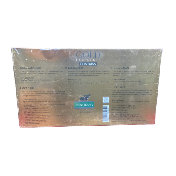 Pure Roots Gold Facial Kit (100 g) - Image 2