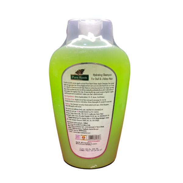 Pure Roots Shampoo Green Apple (1000 ml) - Image 2