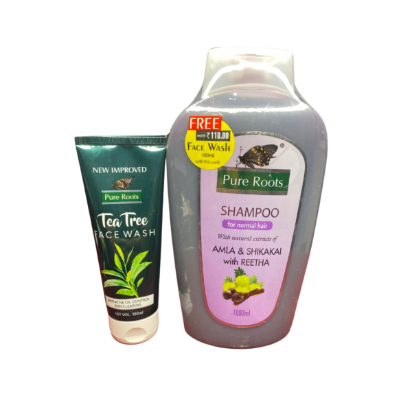 Pure Roots Shampoo Shikakai Amla & Reetha (1000 ml)