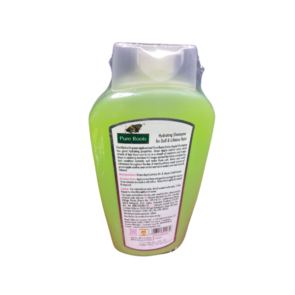 Pure Roots Shampoo Green Apple (500 ml) - Image 2