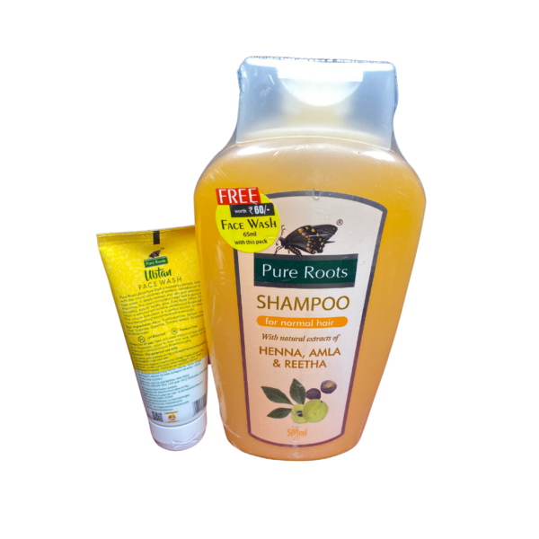 Pure Roots Shampoo Henna Amla & Reetha (500 ml)