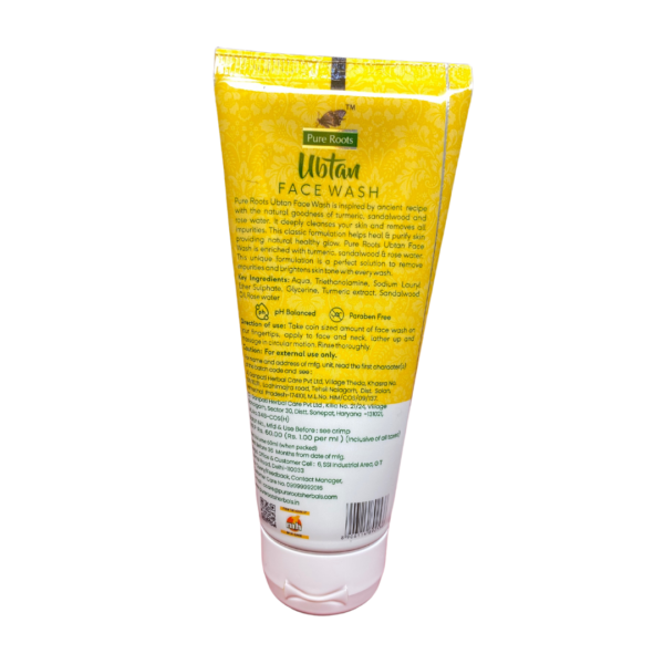 Pure Roots Ubtan Face Wash (60 ml) - Image 2